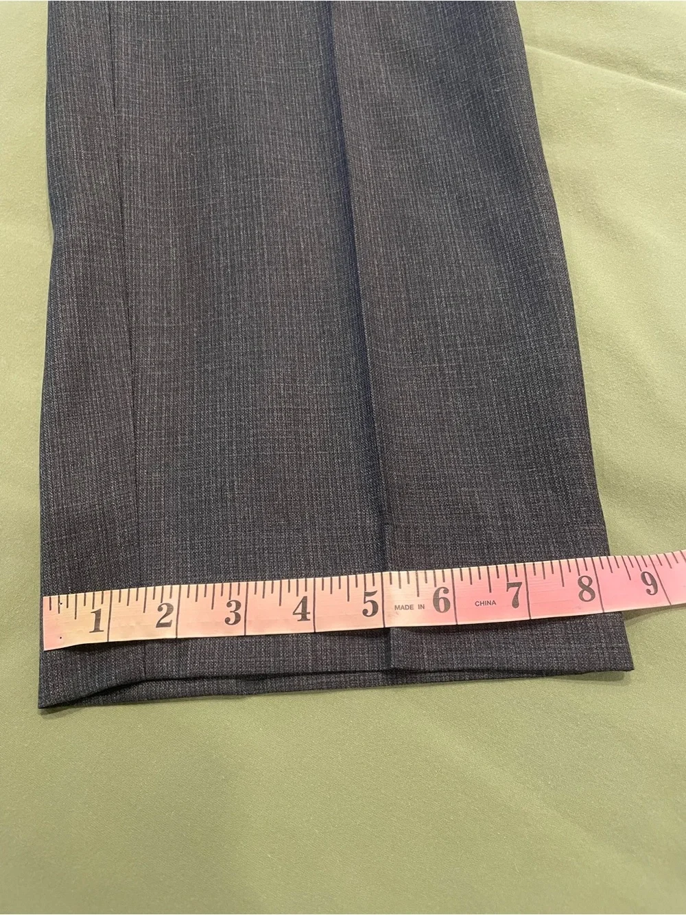 Jos. A. Bank Men's Dark Gray Slim Fit 41R Two-Button Suit 35W
